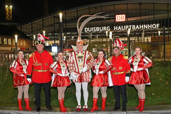 Karnevalistischer Prinzenempfang im Bezirksamt Duisburg-Süd