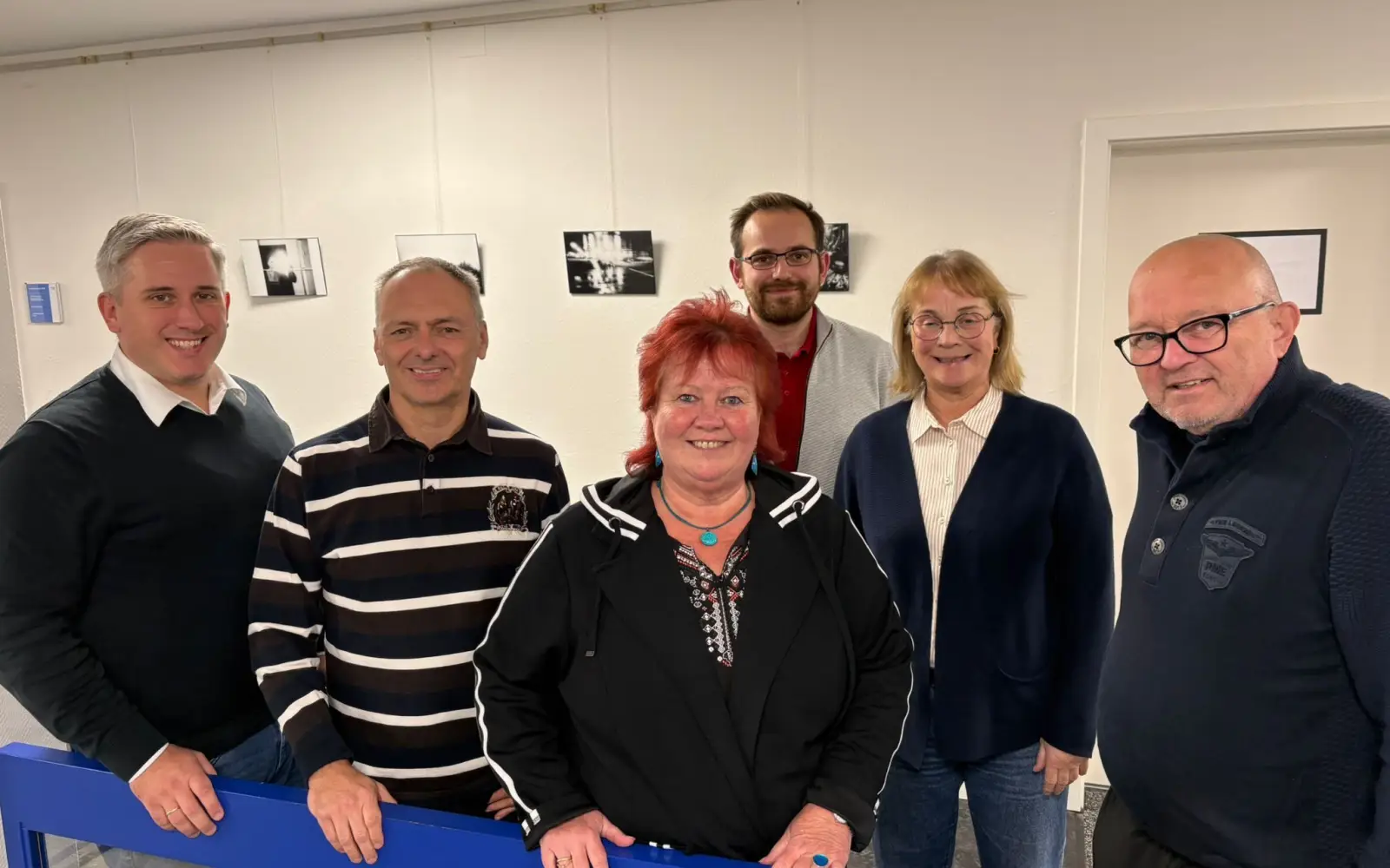 Die neue SPD-Fraktion in der Bezirksvertretung Süd (von links): Daniel Pfitzner, Christian Hilberger, Beate Lieske, Hendrik Schulze, Ulrike Stompel-Oles und Jörg Bach. Foto: privat