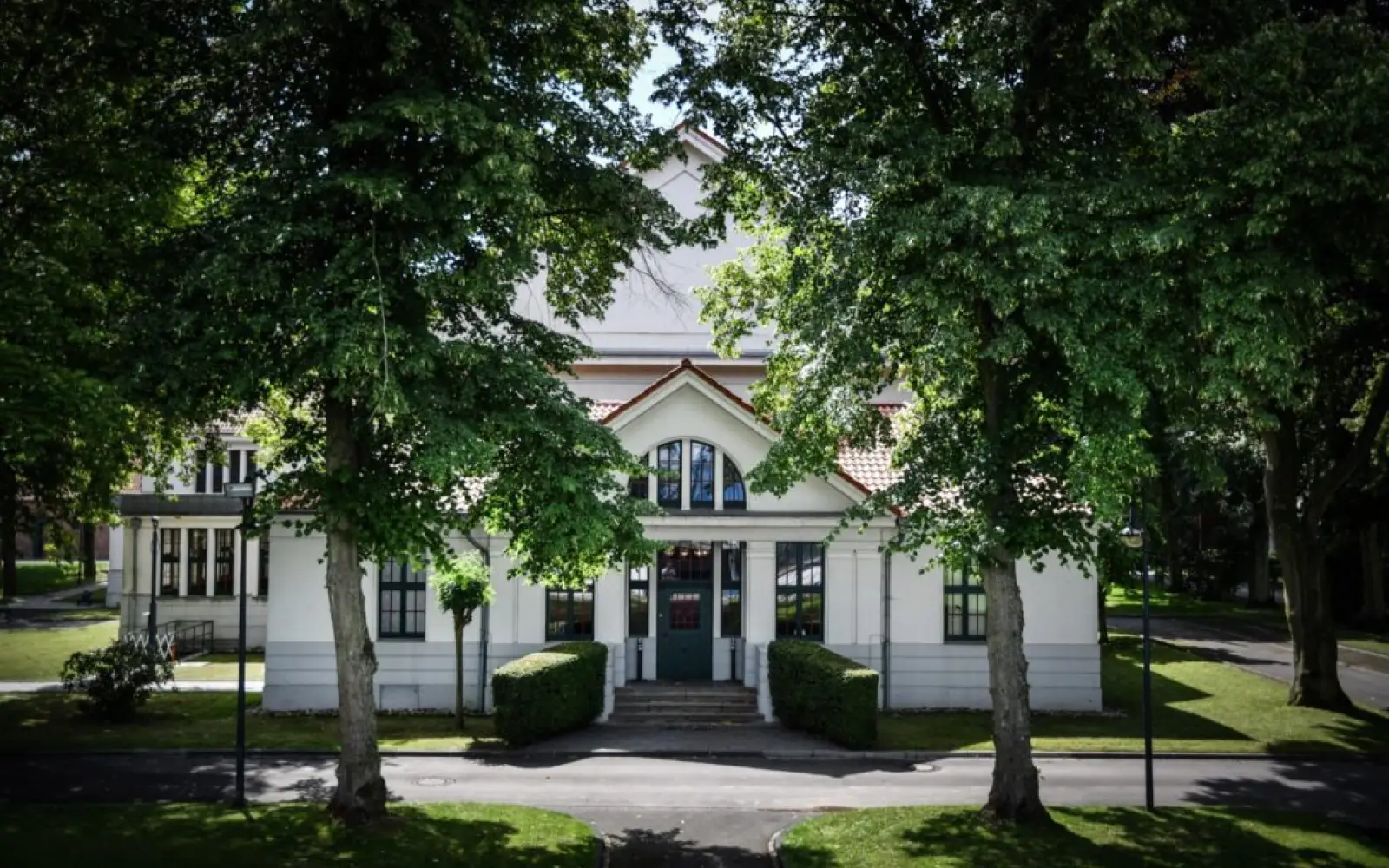 Die Fassade des historischen Wasserwerks Bockum in Wittlaer ist ein Beispiel rheinischer Industriekultur. Archivfoto: Daniel Tomczak / DVV