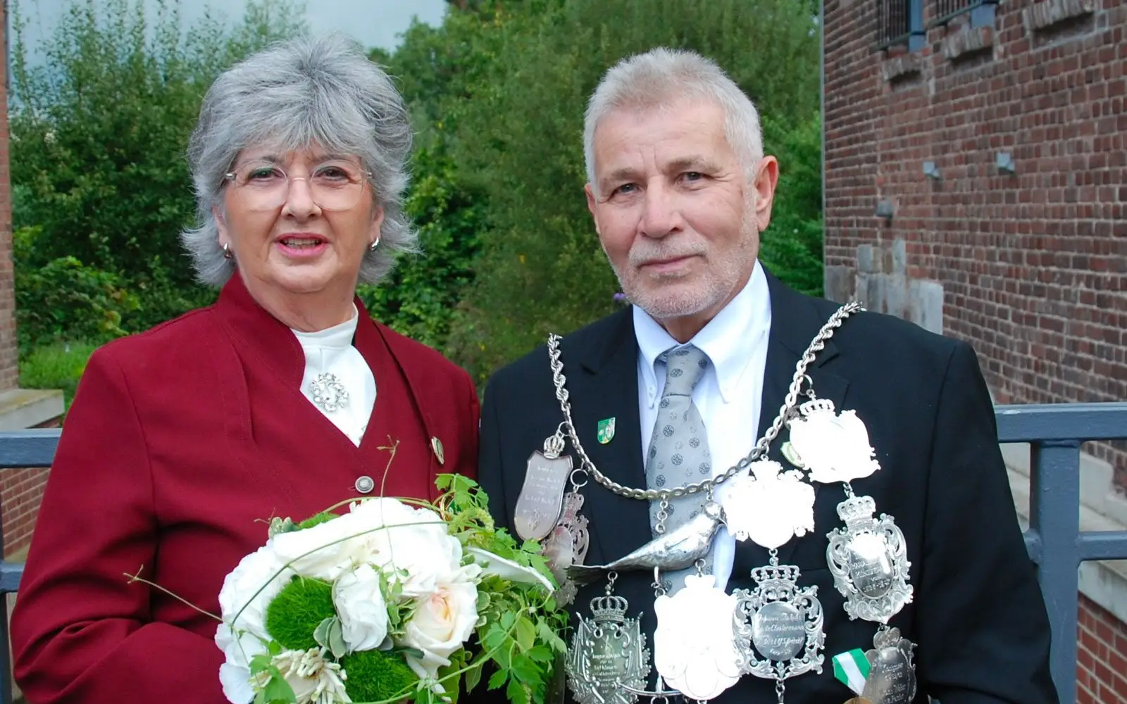 Das amtierende Königspaar der Angermunder Schützen: Petra und Martin Schilling. Foto: privat