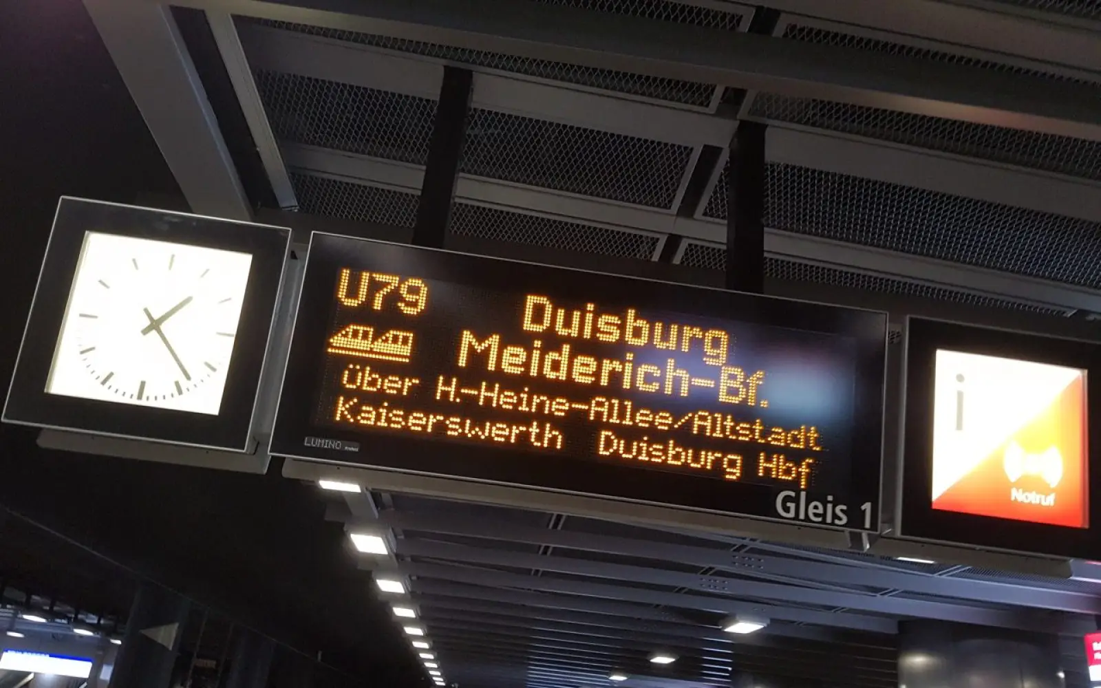 Während der Bauarbeiten am U-Bahnhof Nordstraße kommt es zu Fahrplanänderungen. Archivfoto: ah