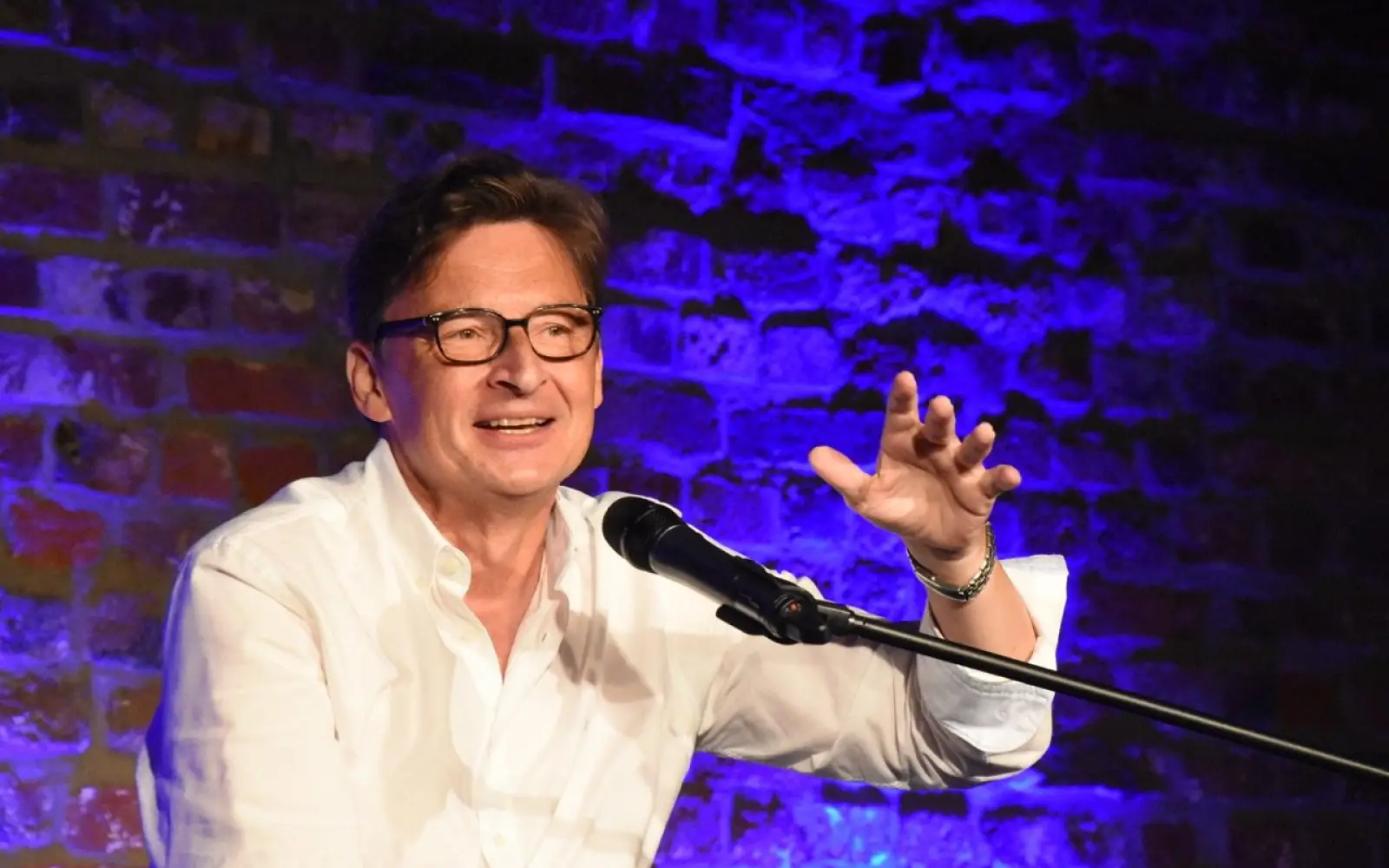 Stefan Verhasselt begeistert sein Publikum auf der Bühne. Foto: Siegfried Malinowski