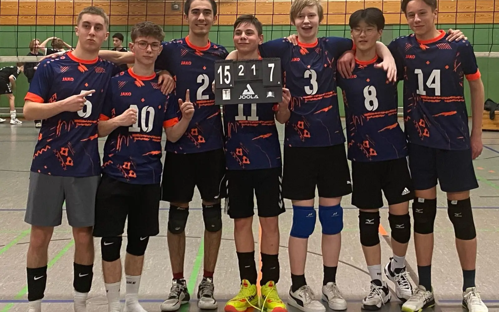 Die U18-Jungenvolleyballmannschaft des TV Angermund hat sich in ihrer ersten Saison erfolgreich behauptet. Foto: privat