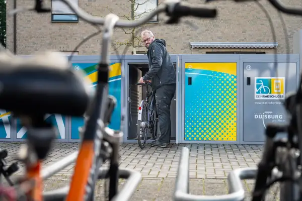 Mehr Sicherheit: Neue Radboxen am Kesselsberg