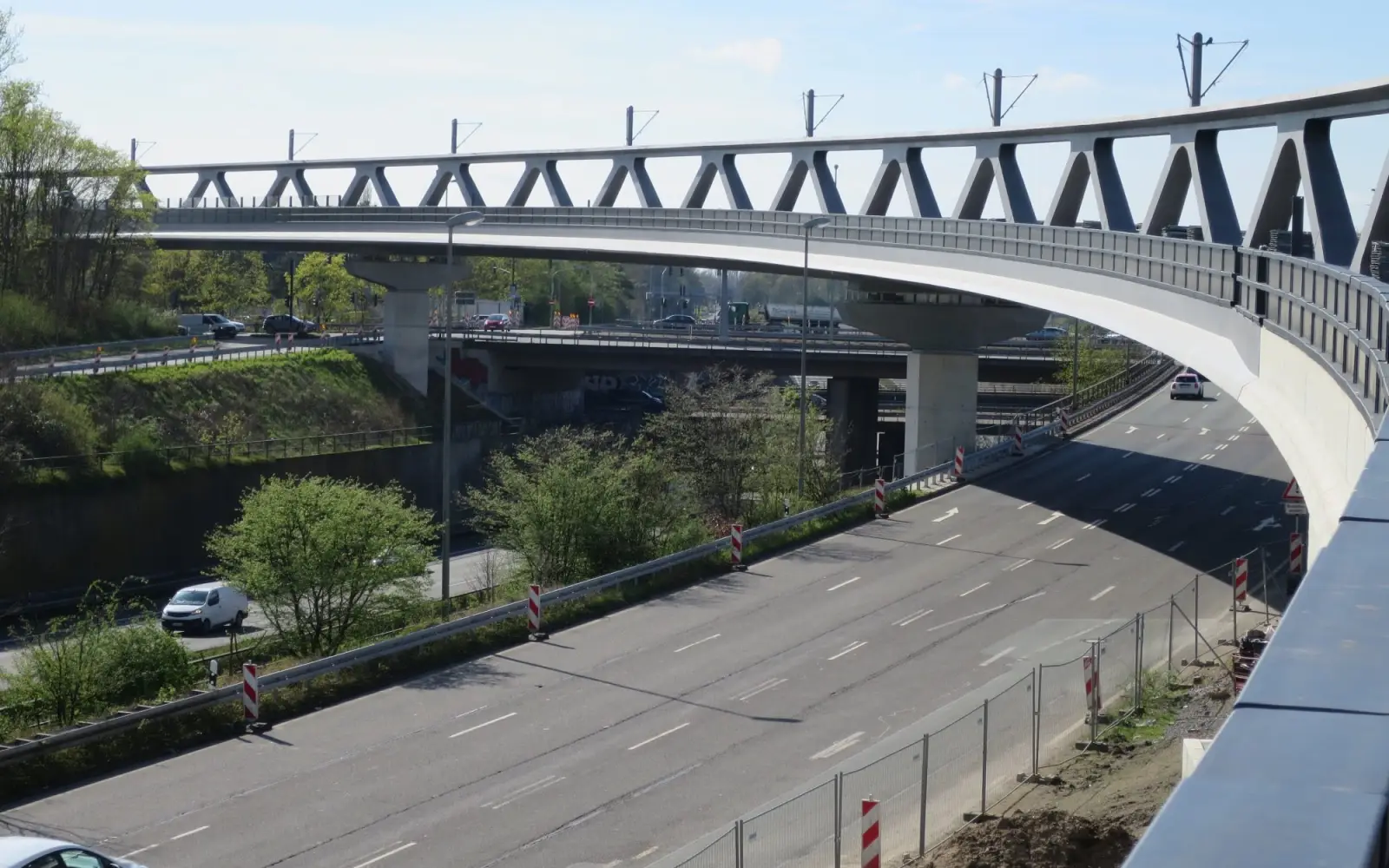 Mit Inbetriebnahme des Teilabschnitts zwischen Freiligrathplatz und Messe/Stadion wird sich das Stadtbahnnetz (U-Bahn) im Düsseldorfer Norden um zwei Strecken erweitern. Archivfoto: hs