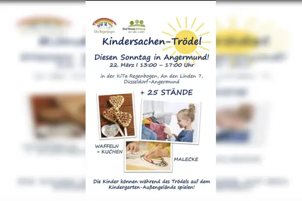 Kindersachen-Trödel in der Kita Regenbogen