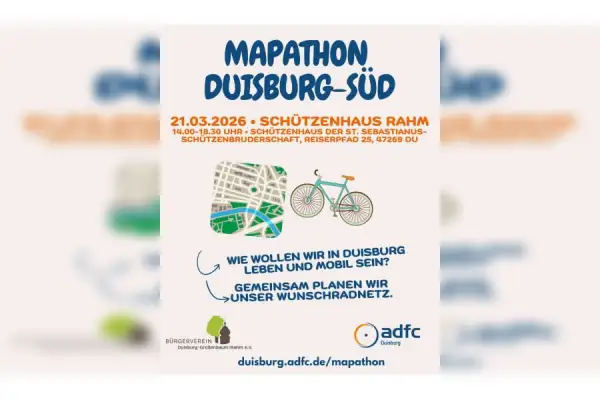 Mapathon Duisburg-Süd: Gemeinsam das Radnetz planen