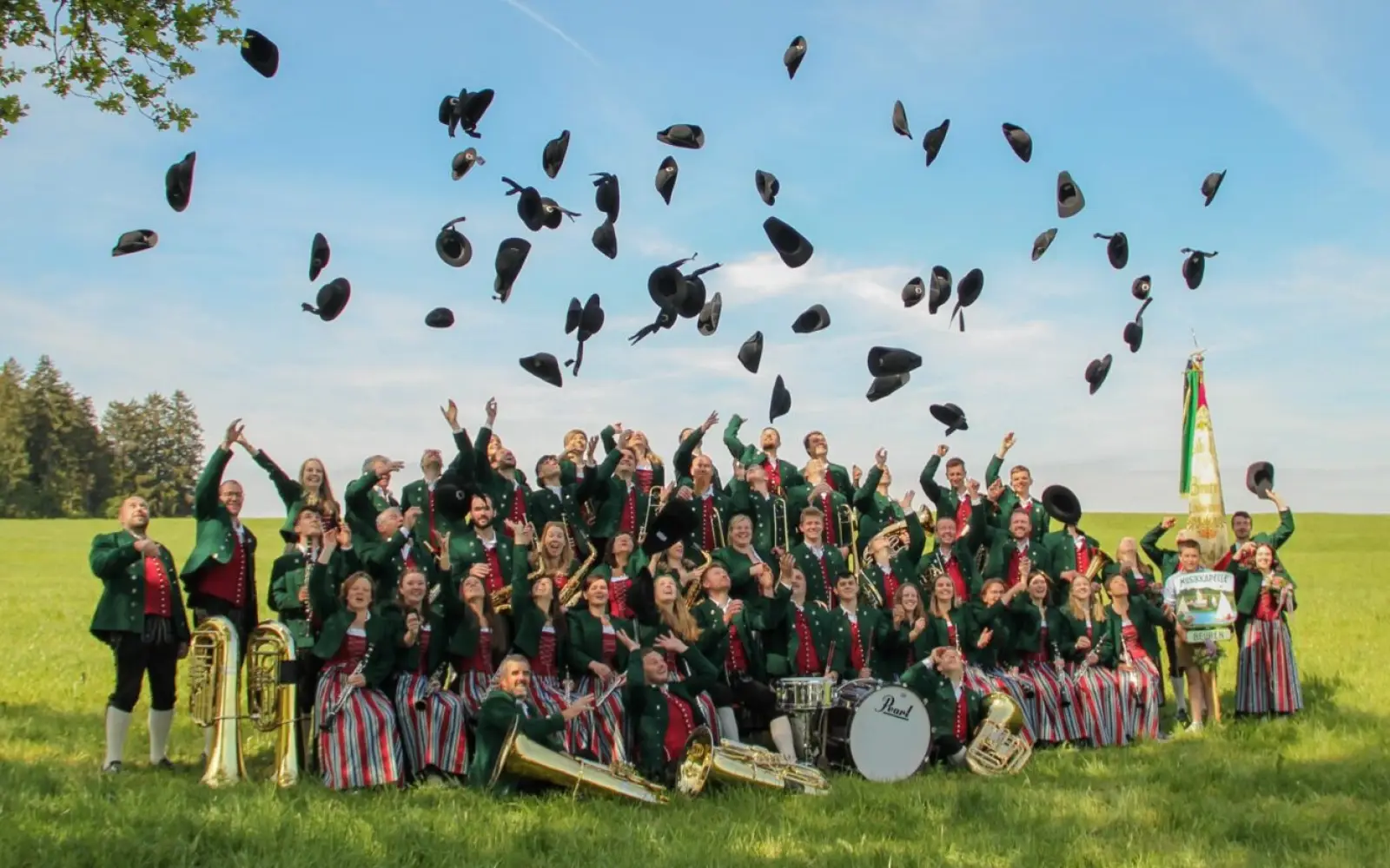 Am Samstagabend bringt die Musikkapelle Beuren mit ihrer Showeinlage „ALLGÄU TRIFFT RHEINLAND" ein breites Klangspektrum von Flöte und Klarinette über Saxophon und Trompete bis Tuba und Schlagzeug nach Wittlaer. Foto: Musikkapelle Beuren e.V.