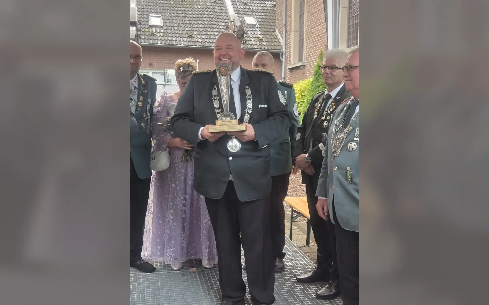 Michael Schilling holte den Pokal der Brudermeister. Foto: privat