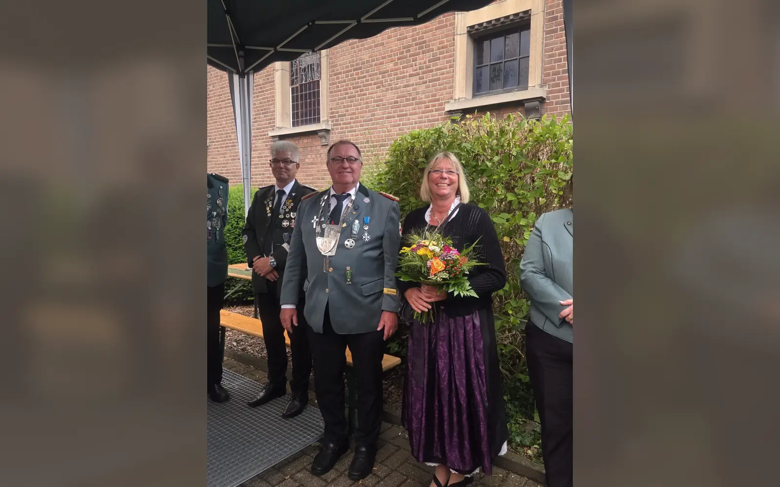 Neuer Bezirkskönig ist Heinz Potthast. An seiner Seite: seine Frau Gabi. Foto: privat