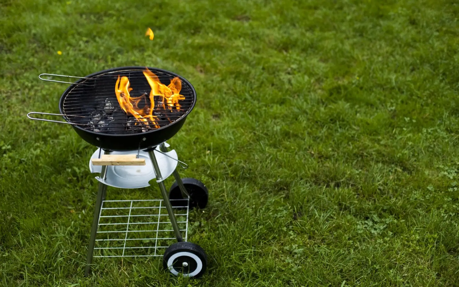 Solange der Grasland-Feuerindex die Stufe 4 erreicht, bleibt das Grillen in den Düsseldorfer Grünanlagen verboten, um Gras- und Vegetationsbrände zu verhindern. Foto: Depositfotos (Symbolbild)