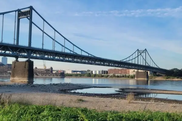 B288: Instandsetzung der Rheinbrücke ab Mitte Juli
