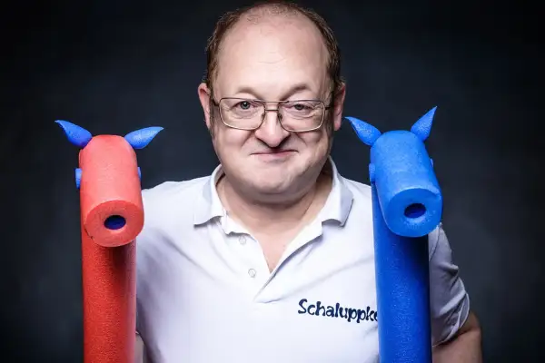 Bademeister Schaluppke am 25.08.2024 im Freibad Kaiserswerth