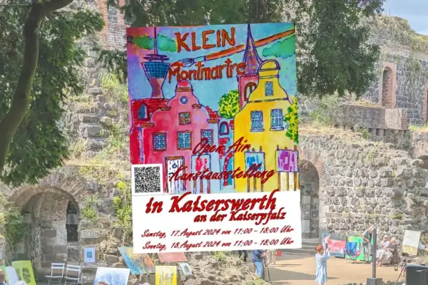 Zweites Freilicht-Kunstfestival „Klein Montmartre“ in Kaiserswerth