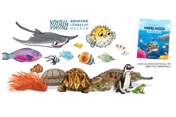 Neuerscheinung: „Wimmelwissen AQUAZOO“ – Ein Blick auf die Tierwelt des Aquazoo Löbbecke Museums