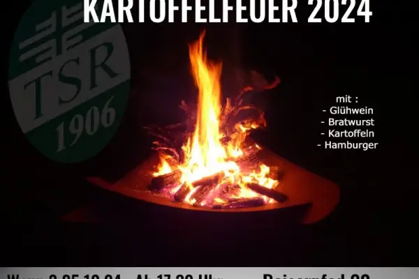 Kartoffelfeuer in Rahm
