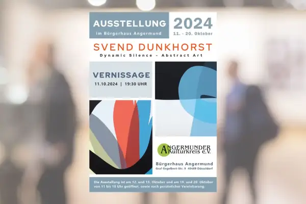 Künstler Svend Dunkhorst stellt in Angermund aus