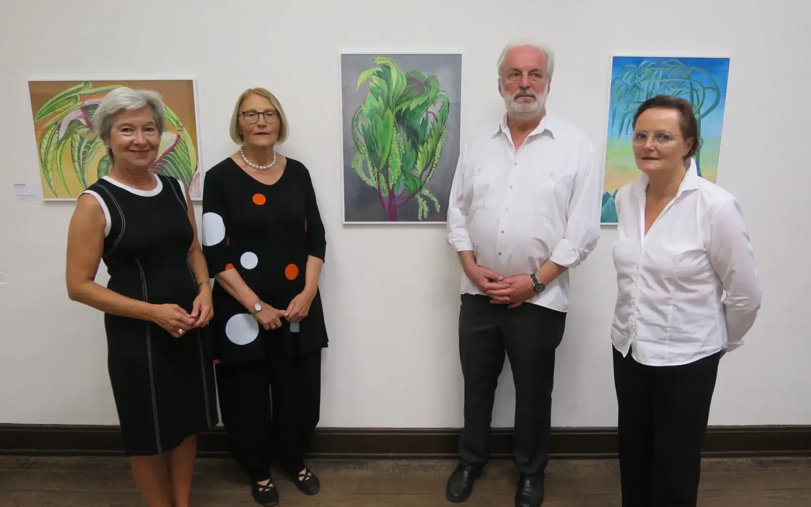 Dr. Barbara Grotkamp-Schepers, Kerstin Döhler, Karl Döhler (Leiter Arbeitsgruppe Spee-Biotop und aktives Mitglied sowie Helfer bei Veranstaltungen), Ursula Lösch. Foto: hs