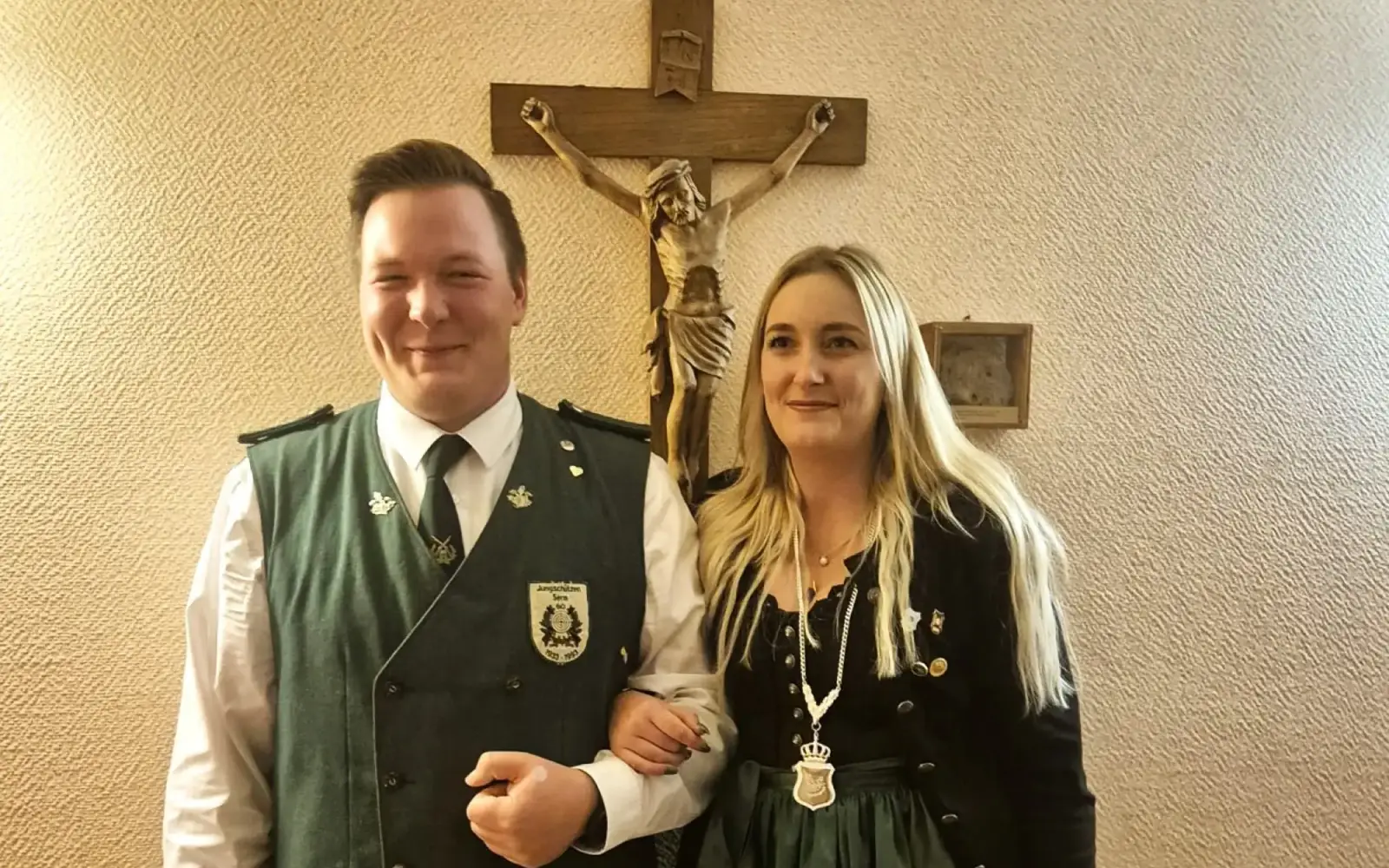 Die Sermer Herbstsieger: Jenny Gödden und Nico Brüning. Foto: privat