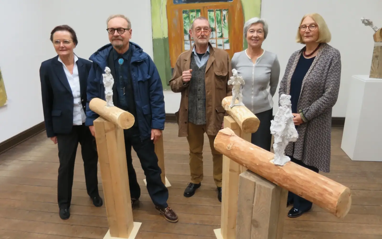 Ursula Lösch (erste stellvertretende Vorsitzende), Gert Kießling, Werner Kemnitz, Dr. Barbara Grotkamp-Schepers und Kerstin Döhler (Vorsitzende des Heimat- und Bürgervereins). Foto: hs