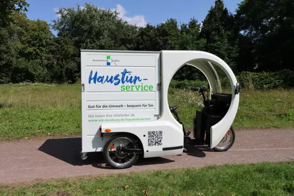 WBD bieten neuen Haustürservice für Altkleider an