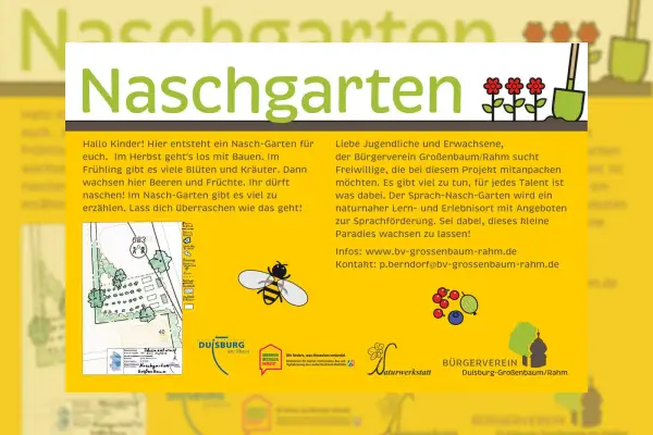 Im Naschgarten spielend die Sprache erlernen