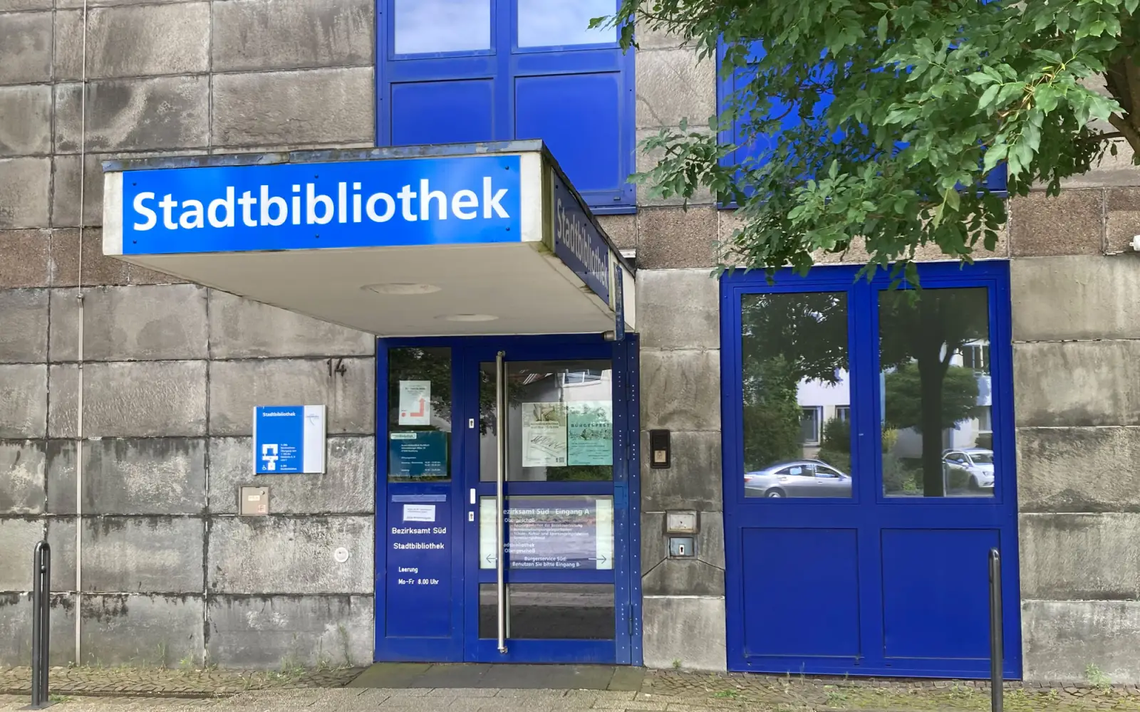 Bezirksbibliothek Buchholz statt. Foto: sam