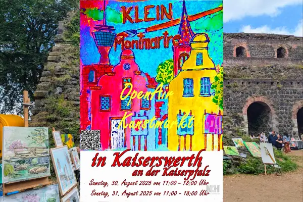 Drittes Freilicht-Kunstfestival „Klein Montmartre“ in Kaiserswerth