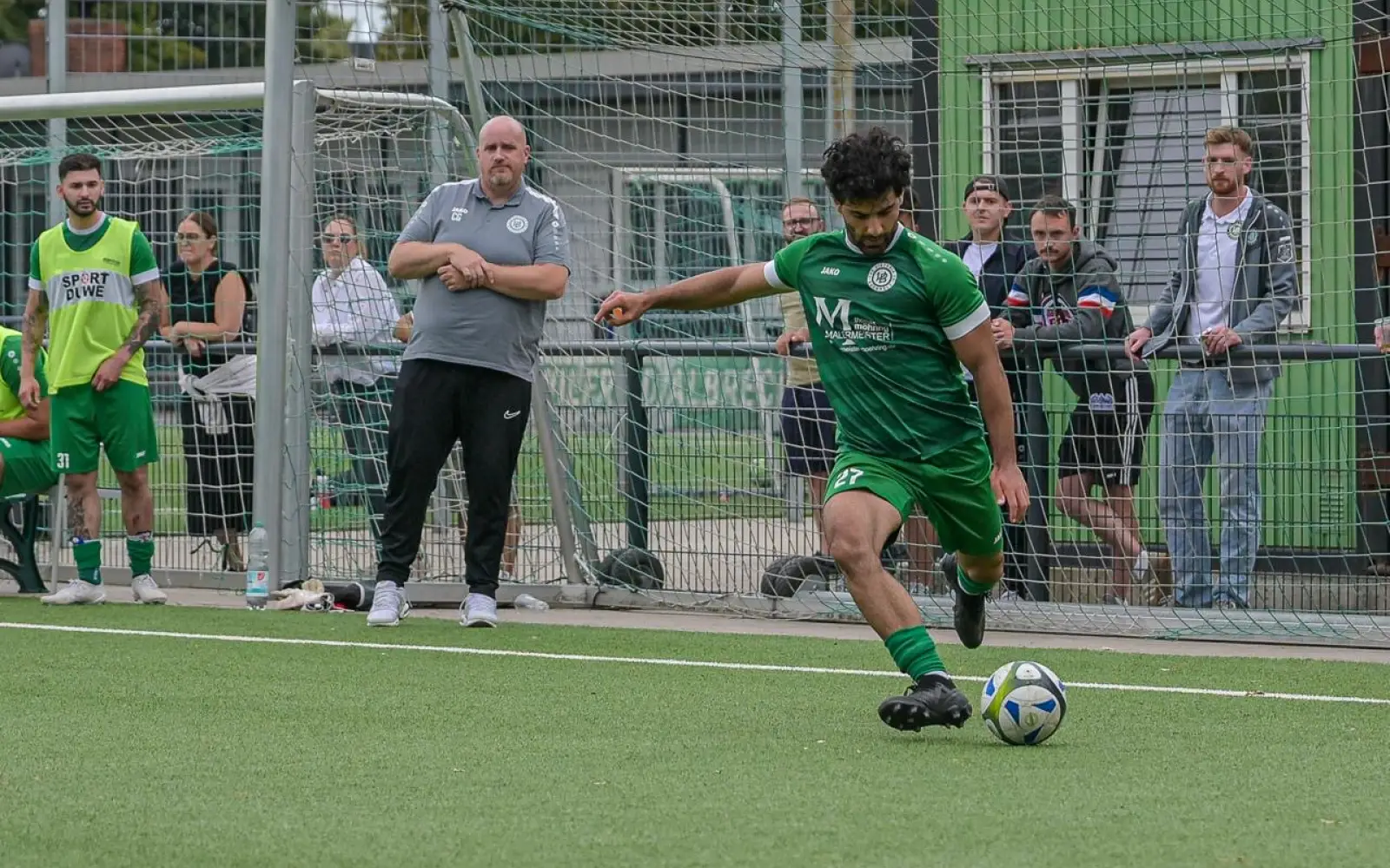 Beim Derby gegen Genc Osman Duisburg gab es in Buchholz ein „leistungsgerechtes Unentschieden“. Foto: Roberto Parolari
