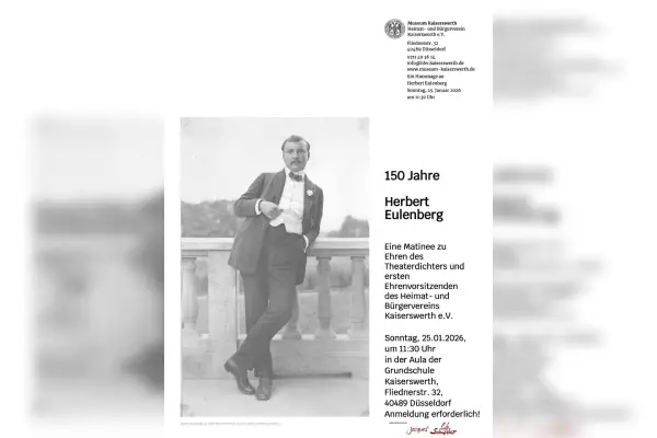 Matinee zum 150. Geburtstag von Herbert Eulenberg