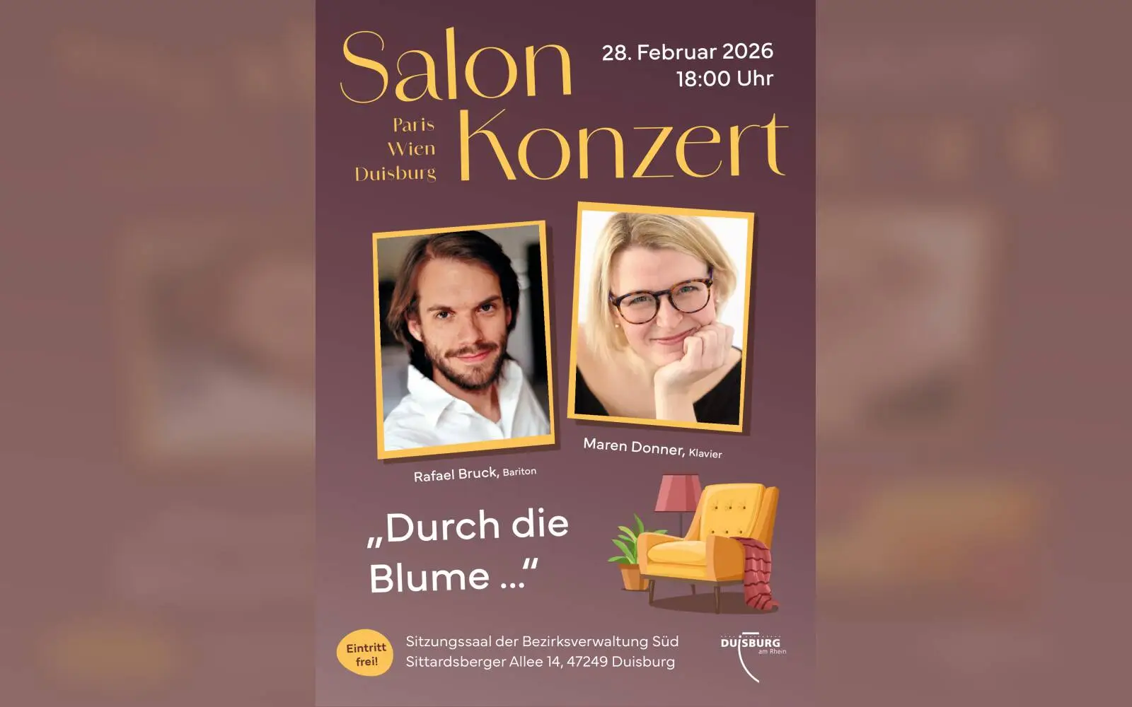 Das Salonkonzert am 28. Februar bildet den Auftakt zu einer Konzertreihe, die sich auf die IGA bezieht.