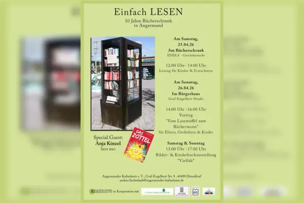 Zehn Jahre Bücherschrank Angermund