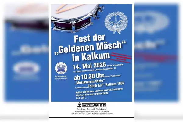Fest der „Goldenen Mösch“ in Kalkum