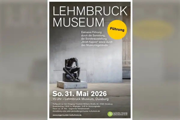 Angermunder Kulturkreis lädt zur Führung ins Lehmbruck Museum