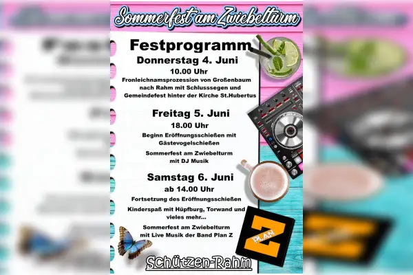 Sommerfest am Zwiebelturm in Rahm