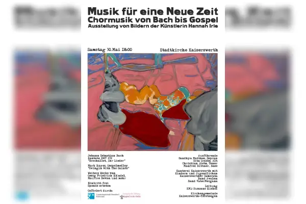Chorkonzert „Musik für eine neue Zeit“ mit Bilderausstellung