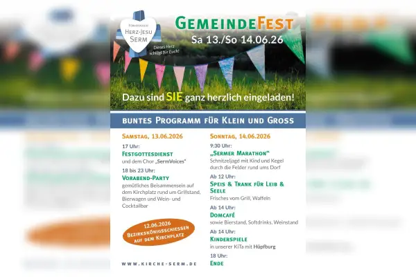 Gemeindefest der Herz-Jesu-Kirche in Serm
