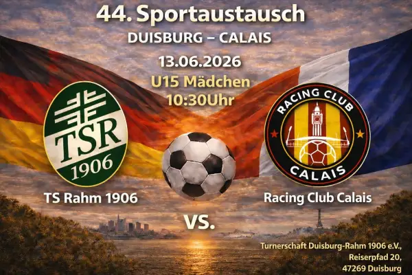 U15-Mädchen Rahm gegen Racing Club Calais