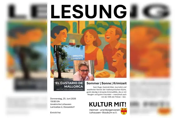 Mallorca-Krimiabend mit Brigitte Lamberts in Lohausen