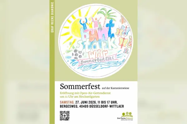 Die Graf Recke Diakonie lädt zum Sommerfest in Wittlaer ein