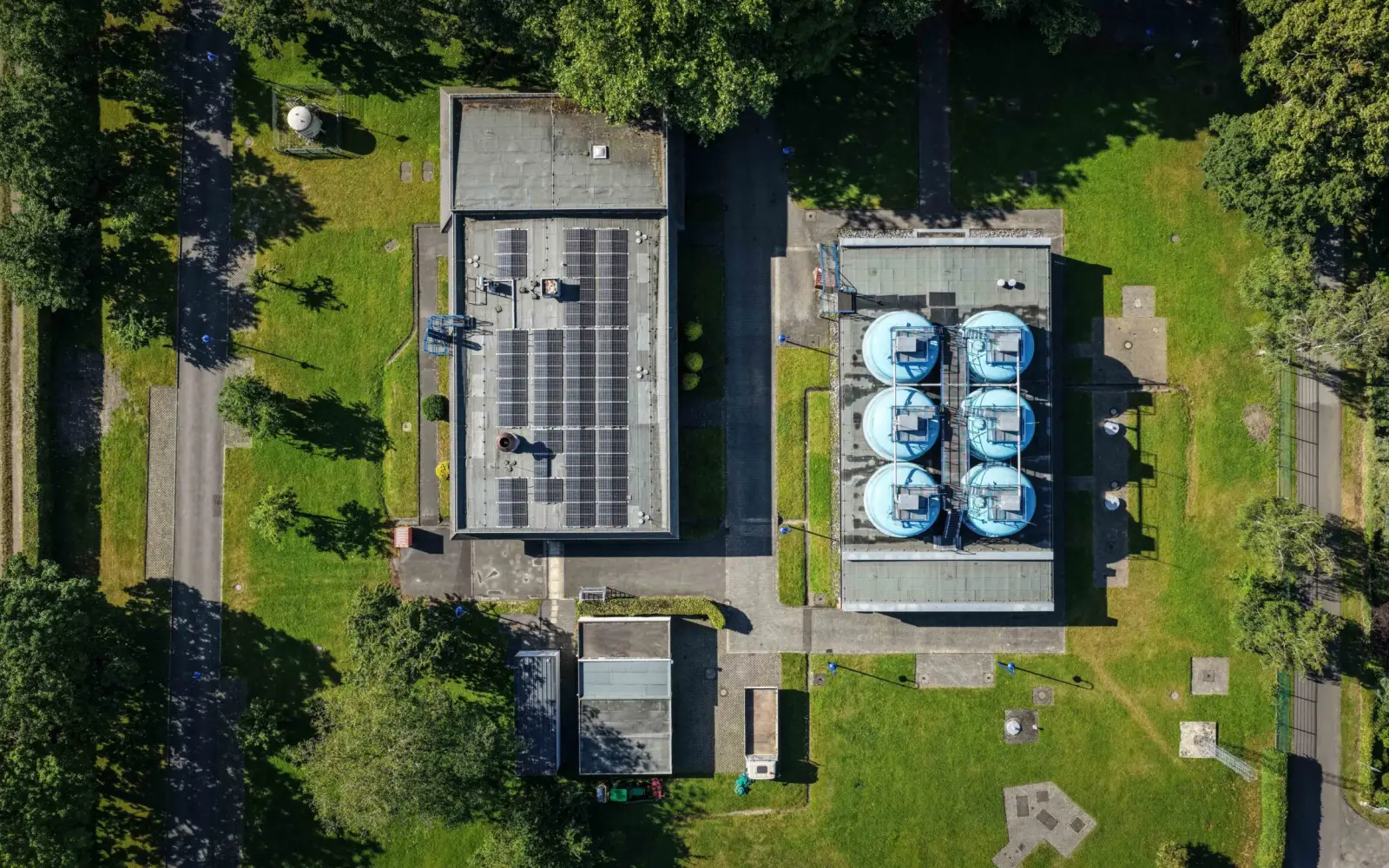 Die Türen des Wasserwerks in Bockum werden am 3. Oktober für Kinder geöffnet. Anmeldungen sind ab sofort möglich. Foto: Stadtwerke Duisburg AG