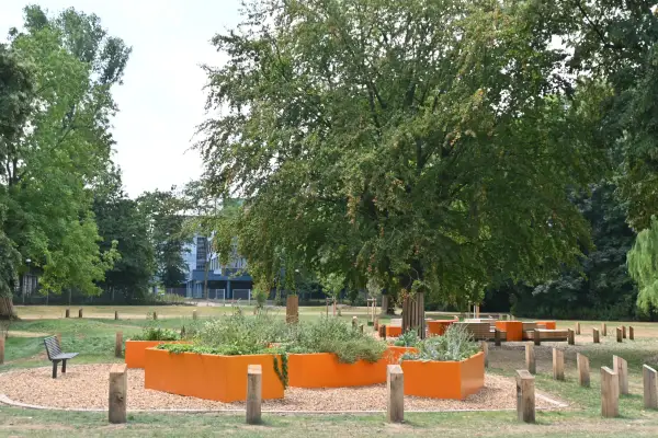 Nachbarn feierten den neu gestalteten Biegerpark