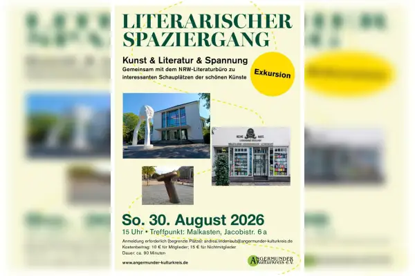 Literarischer Spaziergang durch Düsseldorfs Kunstwelt