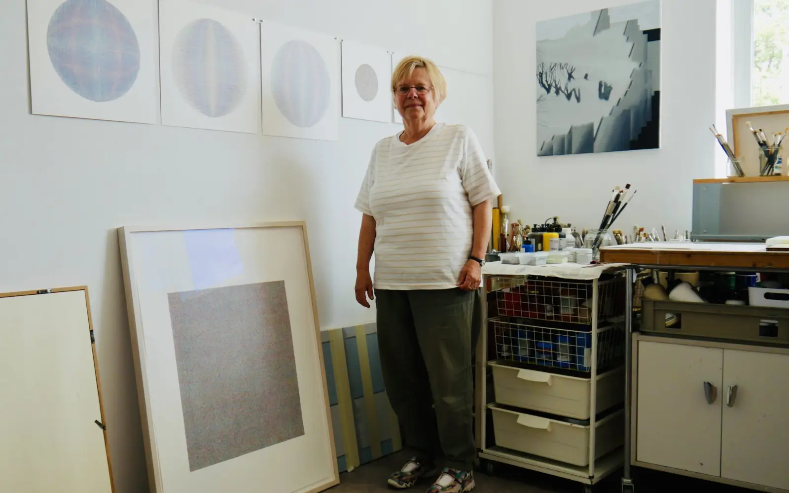 Dagmar Wildförster ist Künstlerin mit Leib und Seele. Foto: cj