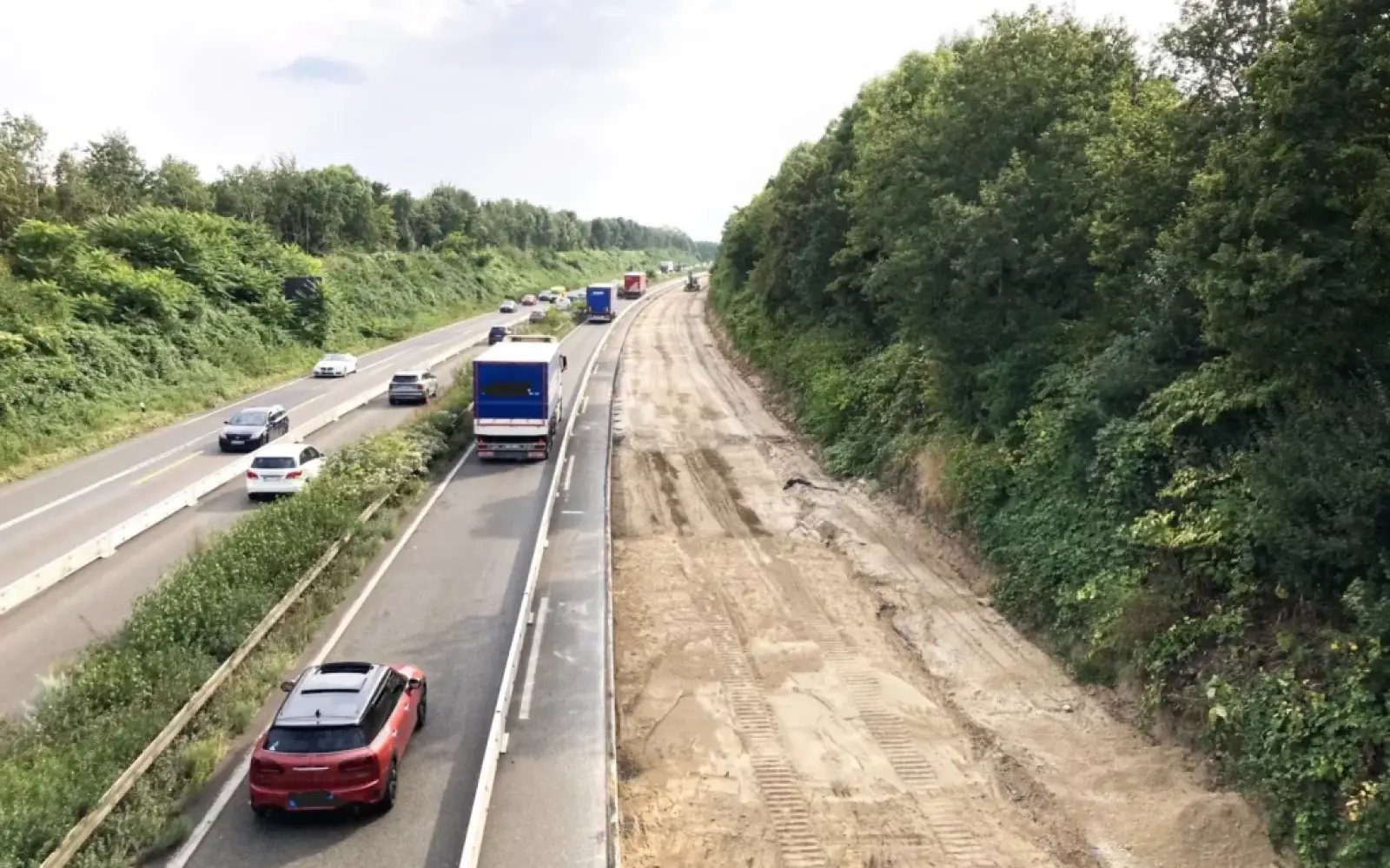 So ist der aktuelle Zustand in Fahrtrichtung Düsseldorf. Foto: sam