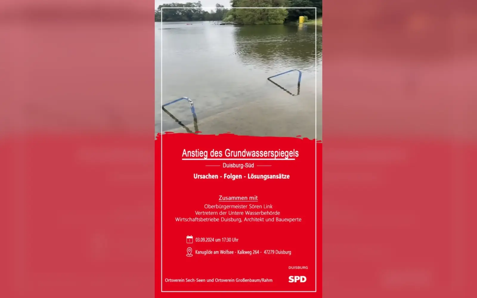 Bürgerversammlung zum Thema Grundwasseranstieg