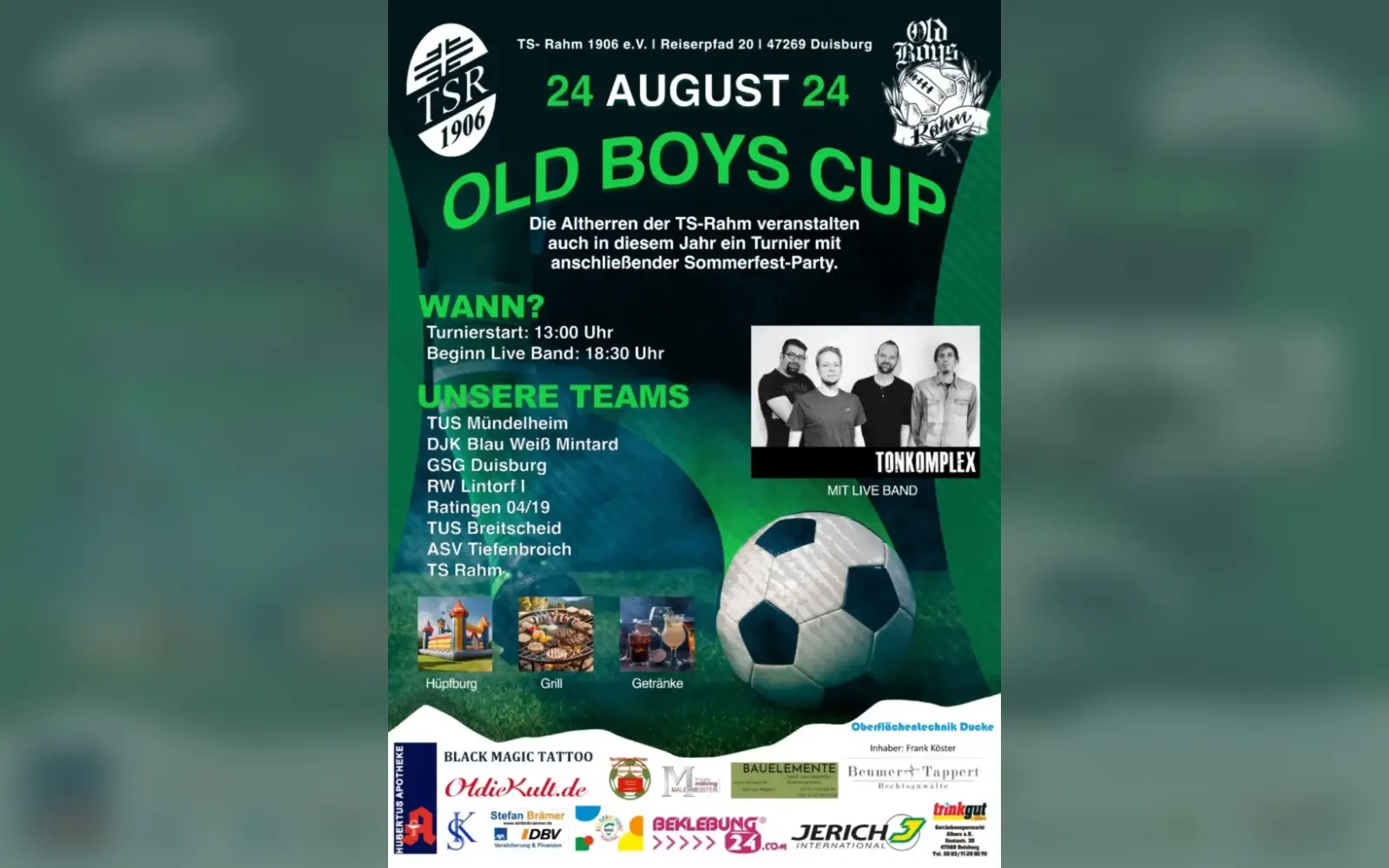 Mit einem bunten Programm für Jung und Alt möchten die Old Boys ein schönes Sommerfest für alle gestalten.