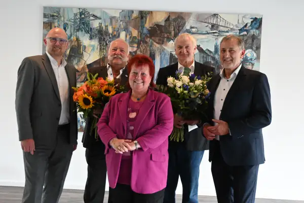 Ehrenamt gewürdigt: Ehrennadeln für Klaus Drechsler und Heiner Lambertz