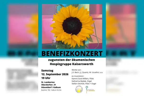 Drei Musiker spielen in Kalkum ein Benefizkonzert für die Hospizgruppe Kaiserswerth