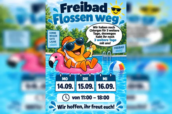 Freibad Kaiserswerth bleibt drei Tage länger offen